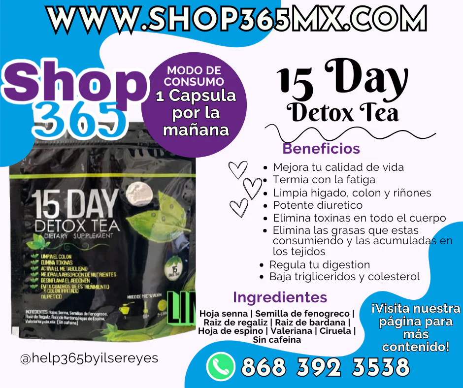 15 DAY DETOX TEA - Imagen 2
